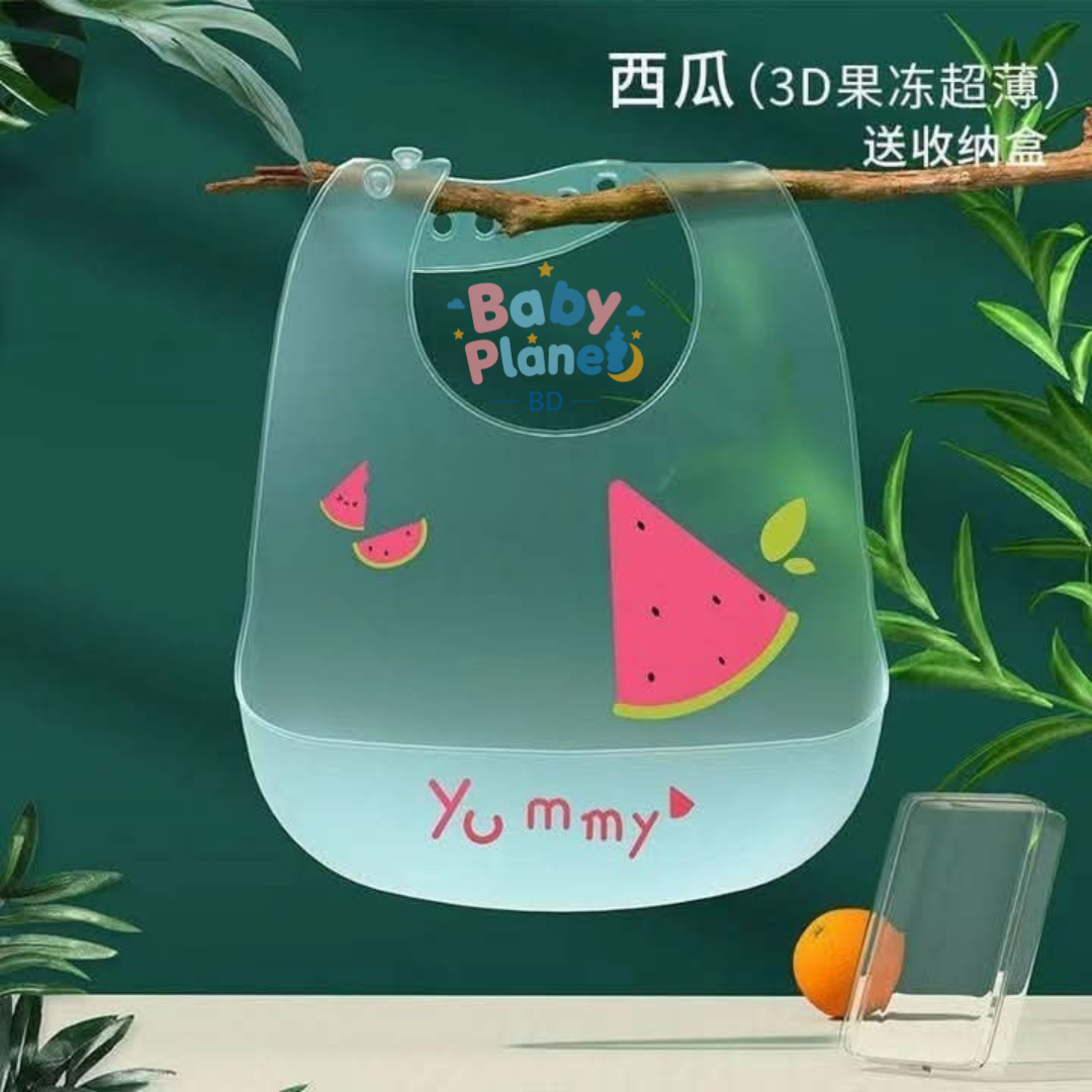 Imported Premium Baby Thin Silicone Bib